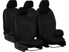 Pokrowce samochodowe do Renault Trafic III 1+1+3x1 (2014-...). Pokrowce miarowe skórzane w kolorze bordowy, pasują do Renault Trafic III 1+1+3x1 (2014-...).