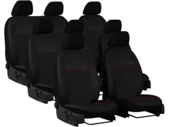 Pokrowce samochodowe do Peugeot Expert III 8m (2017-...). Pokrowce miarowe skórzane w kolorze bordowy, pasują do Peugeot Expert III 8m (2017-...).