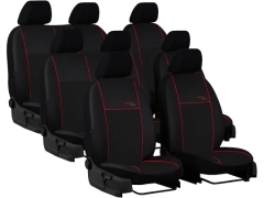 Pokrowce samochodowe do Peugeot Expert III 8m (2017-...). Pokrowce miarowe skórzane w kolorze czerwony, pasują do Peugeot Expert III 8m (2017-...).