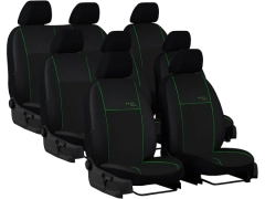 Pokrowce samochodowe do Peugeot Expert III 8m (2017-...). Pokrowce miarowe skórzane w kolorze zielony, pasują do Peugeot Expert III 8m (2017-...).