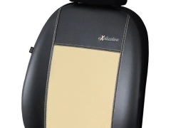 Pokrowce samochodowe, Pokrowce uniwersalne skórzane w kolorze beżowy,.