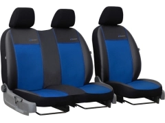 Pokrowce samochodowe do Opel Vivaro C (III) 2+1 (2019-...). Pokrowce miarowe skórzane w kolorze niebieski, pasują do Opel Vivaro C (III) 2+1 (2019-...).