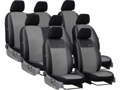 Pokrowce samochodowe do Peugeot Expert III 8m (2017-...). Pokrowce miarowe skórzane w kolorze szary, pasują do Peugeot Expert III 8m (2017-...).