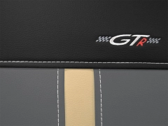 Pokrowce samochodowe, Pokrowce uniwersalne skórzane w kolorze szaro - beżowy,.