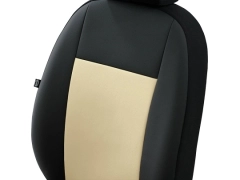 Pokrowce samochodowe do Toyota Corolla Cross Hybrid (2022-...). Pokrowce miarowe skórzane w kolorze beżowy, pasują do Toyota Corolla Cross Hybrid (2022-...).