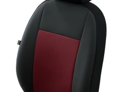 Pokrowce samochodowe do Toyota Corolla Cross Hybrid (2022-...). Pokrowce miarowe skórzane w kolorze bordowy, pasują do Toyota Corolla Cross Hybrid (2022-...).