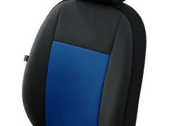 Pokrowce samochodowe do Toyota Corolla Cross Hybrid (2022-...). Pokrowce miarowe skórzane w kolorze niebieski, pasują do Toyota Corolla Cross Hybrid (2022-...).