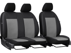 Pokrowce samochodowe do Toyota ProAce City Van 2+1 (2018-...). Pokrowce miarowe skórzane w kolorze szary, pasują do Toyota ProAce City Van 2+1 (2018-...).