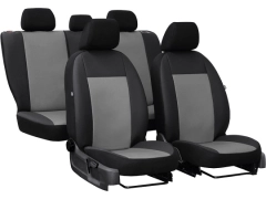 Pokrowce samochodowe, Pokrowce uniwersalne skórzane w kolorze szary,.