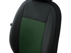 Pokrowce samochodowe do Toyota Corolla Cross Hybrid (2022-...). Pokrowce miarowe skórzane w kolorze zielony, pasują do Toyota Corolla Cross Hybrid (2022-...).