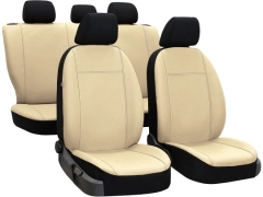 Pokrowce samochodowe do Toyota Hilux VII (2005-2016). Pokrowce miarowe skórzane w kolorze beżowy, pasują do Toyota Hilux VII (2005-2016).