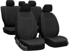 Pokrowce samochodowe do Toyota Hilux VII (2005-2016). Pokrowce miarowe skórzane w kolorze czarny, pasują do Toyota Hilux VII (2005-2016).