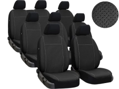 Pokrowce samochodowe do Peugeot Expert III 8m (2017-...). Pokrowce miarowe skórzane w kolorze czarny, pasują do Peugeot Expert III 8m (2017-...).