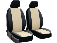 Pokrowce samochodowe do Toyota Corolla Cross Hybrid (2022-...). Pokrowce miarowe skórzane w kolorze beżowy, pasują do Toyota Corolla Cross Hybrid (2022-...).