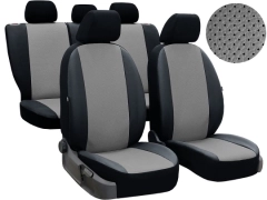 Pokrowce samochodowe, Pokrowce uniwersalne skórzane w kolorze szary,.