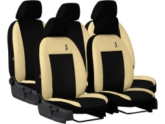 Pokrowce samochodowe do Nissan Pathfinder III 5m (2004-2014). Pokrowce miarowe skórzane w kolorze beżowy, pasują do Nissan Pathfinder III 5m (2004-2014).