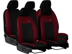 Pokrowce samochodowe do Nissan Pathfinder III 5m (2004-2014). Pokrowce miarowe skórzane w kolorze bordowy, pasują do Nissan Pathfinder III 5m (2004-2014).