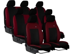 Pokrowce samochodowe do Peugeot Traveller 8m (2016-...). Pokrowce miarowe skórzane w kolorze bordowy, pasują do Peugeot Traveller 8m (2016-...).