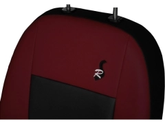 Pokrowce samochodowe do Toyota Corolla Cross Hybrid (2022-...). Pokrowce miarowe skórzane w kolorze bordowy, pasują do Toyota Corolla Cross Hybrid (2022-...).