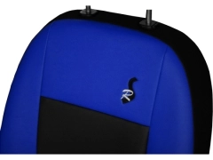 Pokrowce samochodowe do Toyota Corolla Cross Hybrid (2022-...). Pokrowce miarowe skórzane w kolorze niebieski, pasują do Toyota Corolla Cross Hybrid (2022-...).