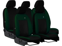 Pokrowce samochodowe do Nissan Pathfinder III 5m (2004-2014). Pokrowce miarowe skórzane w kolorze zielony, pasują do Nissan Pathfinder III 5m (2004-2014).