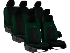 Pokrowce samochodowe do Peugeot Traveller 8m (2016-...). Pokrowce miarowe skórzane w kolorze zielony, pasują do Peugeot Traveller 8m (2016-...).