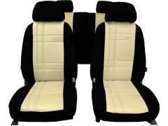 Pokrowce samochodowe, Pokrowce uniwersalne skórzane w kolorze beżowy,.