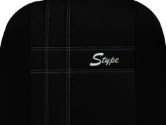 Pokrowce samochodowe, Pokrowce uniwersalne skórzane w kolorze czarny,.