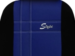 Pokrowce samochodowe, Pokrowce uniwersalne skórzane w kolorze niebieski,.