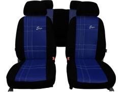 Pokrowce samochodowe, Pokrowce uniwersalne skórzane w kolorze niebieski,.