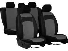 Pokrowce samochodowe do Toyota Corolla Cross Hybrid (2022-...). Pokrowce miarowe skórzane w kolorze szary, pasują do Toyota Corolla Cross Hybrid (2022-...).