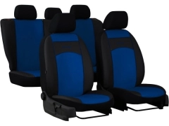 Pokrowce samochodowe, Pokrowce uniwersalne skórzane w kolorze niebieski,.