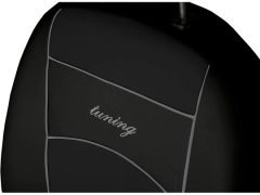 Pokrowce samochodowe, Pokrowce uniwersalne skórzane w kolorze czarny,.