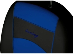 Pokrowce samochodowe, Pokrowce uniwersalne skórzane w kolorze niebieski,.