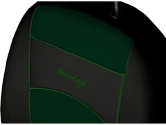 Pokrowce samochodowe, Pokrowce uniwersalne skórzane w kolorze zielony,.