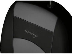 Pokrowce samochodowe, Pokrowce uniwersalne skórzane w kolorze szary,.