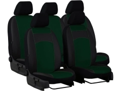 Pokrowce samochodowe do Renault Trafic III 1+1+3x1 (2014-...). Pokrowce miarowe skórzane w kolorze zielony, pasują do Renault Trafic III 1+1+3x1 (2014-...).