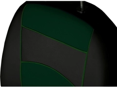 Pokrowce samochodowe do Toyota Corolla Cross Hybrid (2022-...). Pokrowce miarowe skórzane w kolorze zielony, pasują do Toyota Corolla Cross Hybrid (2022-...).