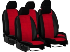 Pokrowce samochodowe do Renault Trafic III 1+1+3x1 (2014-...). Pokrowce miarowe skórzane w kolorze P-1 (czerwony), pasują do Renault Trafic III 1+1+3x1 (2014-...).