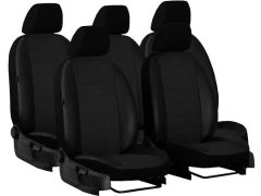 Pokrowce samochodowe do Renault Trafic III 1+1+3x1 (2014-...). Pokrowce miarowe skórzane w kolorze P-2 (czarny), pasują do Renault Trafic III 1+1+3x1 (2014-...).