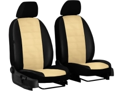 Pokrowce samochodowe do Mazda 5 II 5m (2010-2015). Pokrowce miarowe skórzane w kolorze P-4 (beżowy), pasują do Mazda 5 II 5m (2010-2015).