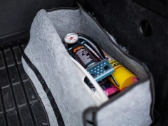 Organizery samochodowe, Organizery materiałowe.