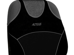 Koszulki samochodowe, Koszulki na siedzenia welurowe, materiałowe w kolorze czarny (wzór A),.