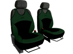 Koszulki samochodowe, Koszulki na siedzenia welurowe, materiałowe w kolorze zielony (wzór A),.