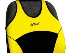 Koszulki samochodowe, Koszulki na siedzenia welurowe, materiałowe w kolorze żółty (wzór A),.