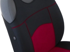 Koszulki samochodowe, Koszulki na siedzenia welurowe w kolorze bordowy,.