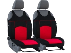 Koszulki samochodowe, Koszulki na siedzenia welurowe w kolorze czerwony,.