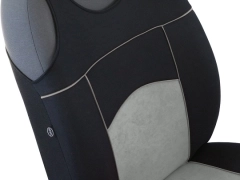 Koszulki samochodowe, Koszulki na siedzenia welurowe w kolorze szary,.