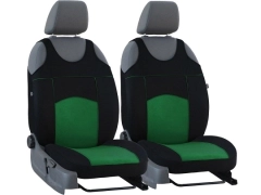 Koszulki samochodowe, Koszulki na siedzenia welurowe w kolorze zielony,.