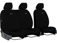 Pokrowce samochodowe do Opel Vivaro C (III) 2+1 (2019-...). Pokrowce miarowe welurowe w kolorze czarny, pasują do Opel Vivaro C (III) 2+1 (2019-...).